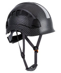 Heavy Duty Construction Hard Hat With Visor And Chin Strap White Ventilated Safety Helmet ANSI Z89.1 OSHA Approved Boss Level Protection