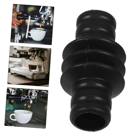 Espresso Steam Wand Sleeve Heatproof Rubber Insulation Cover For Coffee Machines Anti Scald Protection Tube Accessory Replacement Part With Durable Rubber Shield And Easy Fit, shown with espresso machine images for context.