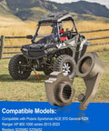 Drivetrain Upgrade Kit With Detent Star And Roller Pawl For ATV And UTV Transmission One Way Locking, Precise Shift Positioning Plate, Beefed Up Stability And Efficiency For Ranger ACE General RZR XP 570 900 1000 2013 2023, metal parts on UTV