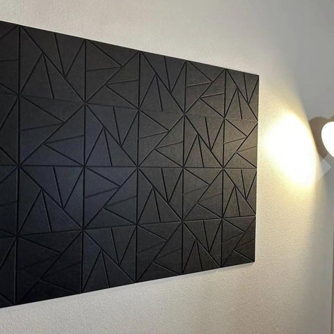 Heavy Duty Self Adhesive Soundproof Foam Panels Smash Room Echo And Quiet Down Walls No Sweat Peel Install on wall