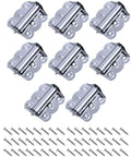 Stainless Steel Butterfly Hinge For Windows And Cabinets Auto Close Spring Hinge With Screws Durable Rust Resistant Heavy Duty