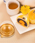 Clear Mini Cupcake Boxes With Dome Lids 100 Pack Plastic Treat Containers For Muffins Pastries And Cookies Bulk Packaging Easy To Carry For Birthday Party Supplies next to pastries and tea.