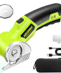 Top Shelf Cordless Electric Scissors Built Different To Crush Cardboard And Fabric Like A Slick Pro Featuring Dual Rotary Blades LED Safety Lock and Quick Charge Battery, ergonomic design cordless scissors for cutting.