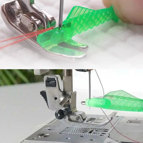 10 Pcs Fish Mouth Sewing Machine Needle Threader Set Upgraded 2024 Automatic Needle Threader Tool attached to sewing machines