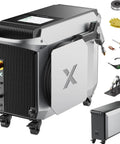 MetalFab 800W Three In One Laser Welding Cutter Cleaner Machine For Metal Fabrication with auto wire feeding and accessories