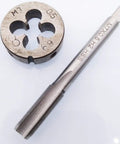 High Speed Steel M7 x 0.5mm Tap And Die Set Right Hand Metric Thread For DIY And Auto Projects Includes 66mm Tap And 25mm Die With 7mm Height