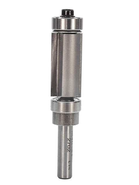 Combination Flush Trim Router Bit With Carbide Tip Round Nose For Precise Sign Making And Engraving Half Inch Cutting Diameter