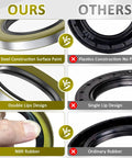 Pack of 4 Sanyasi trailer hub grease seals; double lip, 2.25 in ID x 3.376 in OD for 5200–7000 lb axles.