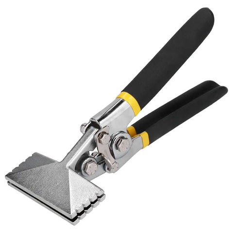 Pro Grade Hand Seamer Pliers for Metal Bending and HVAC Jobs with 80mm Straight Bender Easy Clamp Tool featuring lock design