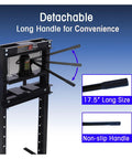 Heavy Duty 12 Ton Hydraulic Shop Press Compact H Frame Bearing Press Machine Garage Auto Repair with detachable long handle.