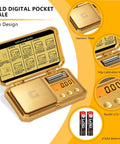 Pocket Digital Gram Scale 300g Capacity With 0.01g Precision small high precision gold scale with skull gear dragon motif open with batteries and calibration weights