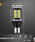 912 921 LED Bulbs For Back Up Lights 6000K Xenon White CAN BUS 4014 30 SMD 5.5W 12V 24V Non Polarity product size image