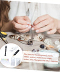 Person using Handmade Mini Twists Drill Kit and Woodworking Drill Set All In One DIY Engraving Tool with Pcb Bits for jewelry crafting