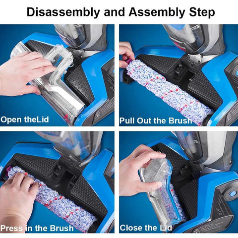 CrossWave Compatible All In One Replacement Kit for Pet Pro and Rug Cleaning disassembly and assembly steps