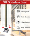 Built Tough Hella Durable Stainless Steel Post Base Anchor Bracket For Fence And Round Pole Support With Quick Bolt Down Mounting For Rugged Outdoor Work Sites showing waterproof 304 stainless steel details.