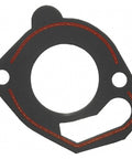Engine Coolant Thermostat Housing Gasket That Fits Dodge Dakota Jeep Cherokee Grand Cherokee Wrangler TJ Premium OE Grade Seal For Leak Free Performance And Easy Install No Hassle Fit black gasket with red seal