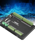 4 Axes CNC Controller Board High Performance Aluminum Motion Card with 1MHz Pulse Frequency, durable black frame