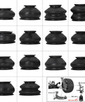 Universal Tie Rod Boots And Ball Joint Dust Cover Replacement Kit Flexible Rubber Boot With Turn To Groove Seal