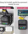 Close-up of Pro Grade Wireless Z Axis Probe Tool Setter for CNC Router 3 Pin DC 5 To 24V Normally Open showing 2 connection options.