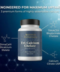 Calcium Supplement With Vitamin D3 500 Mg For Bone Density Boost High Absorption Multi Source Tri Calcium Chelate Skeletal Strength Heart Nerve Muscle Function 180 Capsules bottle