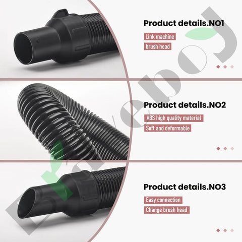 Close-up of Replacement Hose Assembly And Vacuum Hose Attachment Kit for DCV580 DCV580H DCV581H Series Vacuums showing hose details