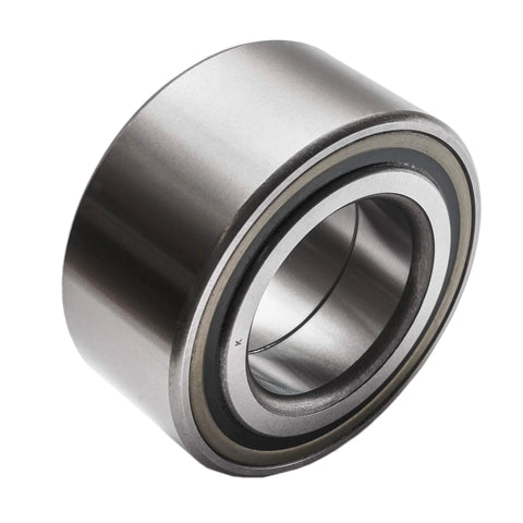 Close-up of a single Front Wheel Bearing Assembly from 2 Pack For Hyundai Azera Santa Fe Sonata Tucson XG350 Kia Magentis Rondo Optima Sportage Dodge Stealth Mitsubishi 3000GT Diamante, Heavy Duty Replacement With Easy Install And Plug And Play Ready To Roll