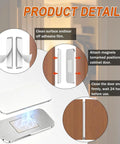 Installation steps for 8 Pack Cabinet Magnets For Closure And Magnetic Door Catch, Ultra Thin 2mm Stainless Steel Adhesive Cabinet Latch