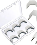 Heavy Duty Metal Drawer Stops For Dresser Track Guide Glides 24 Pack in clear case, 0.08 to 0.75 inch alloy steel hardware.