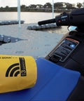 All In One Boating Safety Dry Bag Kit With IP68 Waterproof Flashlight on watercraft dock