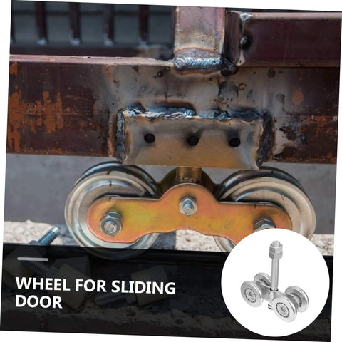 Installed Sliding Door Track Roller Set For Heavy Duty Industrial And Home Use Replacement Steel Barn Door Wheel For Tracks