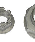 Front Left Wheel Bearing And Hub Assembly For 2001 To 2002 Honda Civic 1.7L L4 Engine hardware including nut and cotter pin.