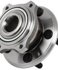 Rear Wheel Hub And Bearing Assembly 512369 Fits Dodge Charger 2009 2014 And Chrysler 300 2009 2014 AWD 5 Lug 32 Spline Axle Replacement Hub Kit Direct Fit For Easy Install And Long Lasting Durability, showing front view with 5 lug bolts and metal finish
