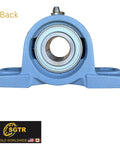 Back view of 2 Pack Beefy Heavy Duty Pillow Block Bearing UCP206-19 1 3/16 Inch Bore Self Aligning Industrial Grade Chrome Steel Bearing