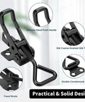 Stainless Steel Toggle Clamp Latch With 100 Kg Holding Capacity and Adjustable Quick Release Buckle for Metal Fixtures