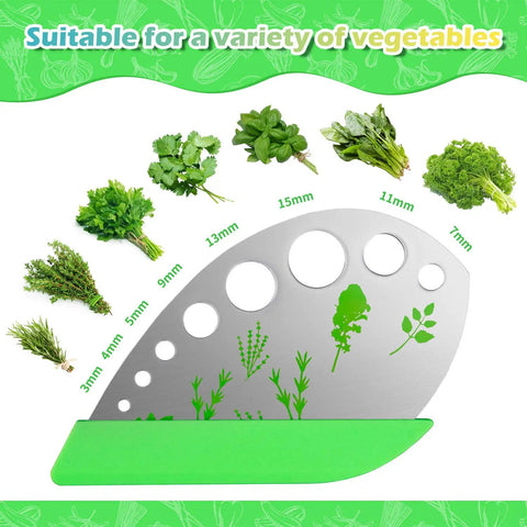 Upgraded Herb Scissors Set With Leaf Stripper And Five Blade Stainless Steel Kitchen Shears For Easy Chopping Of Herbs And Veggies, Peelers Included, A Great Gift For Parsley, Rosemary, Chive, Salad Greens And More, stainless steel leaf stripper with size holes for herbs