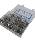 Awesome Heavy Duty Stainless Steel Hose Clamp Kit With 82 Pieces, Perfect For Car Truck Boat Plumbing Jobs Sizes From Quarter Inch To One And A Half Inch Worm Gear Clamps That Won T Rust Or Bend. 82-piece stainless steel hose clamp assortment in storage case