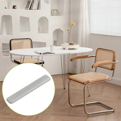 Heavy Duty Furniture Sliders Strips Roll Right Out On Carpet Or Hardwood Floor Sturdy self adhesive glide near modern dining chairs.