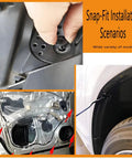 240 Piece Bumper Retainer Clips Kit For Ford GM Toyota Honda, Nylon Push Rivets And Retainers In 12 Sizes, Universal Auto Body Panel And Trim Replacement, Durable Black Plastic, snap-fit install