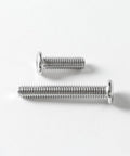 Flat Head Hex Socket Cap Screws Bolts M6x20mm 20 Pack In 304 Stainless Steel 18-8 Bright Finish on white background