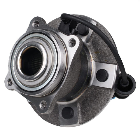 Front view of Rear Wheel Hub Bearing Assembly For 2002-2007 Saturn Vue, 2005-2006 Chevy Equinox, And 2006 Pontiac Torrent, 5 Lug With ABS