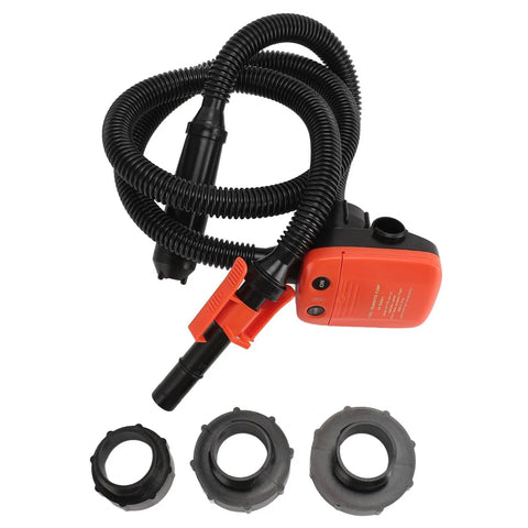 Ditch The Haul With This Fabater Auto Shutoff Fuel Transfer Pump featuring hoses, battery motor, and adapters for easy gas oil transfer.