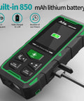 Dual Laser Distance Meter With 656 Feet Range, Rechargeable, Six Measurement Units In Feet, Inches, And Meters, LCD Display, Measures Length, Area, Volume And Angle With One Eighth Inch Accuracy, Bidirectional And Unidirectional Modes, Type-C charging