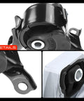 Heavy Duty Engine And Transmission Mount Kit For Acura Rsx And Honda Civic 2002 To 2006 Manual Transmission, showcasing black rubber and metal construction.