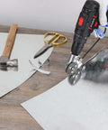Fast Cutting Metal Nibbler Drill Attachment For Electric Drills cutting aluminum sheet with tools