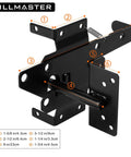 Heavy Duty Self Locking Gate Latch For Wood Fences And Metal Gates Post Mount Gravity Door Lock With Fingertip Release And Pull String Pool Safe Outdoor Garden Black Finish 2 Pack, black steel latch with dimensions