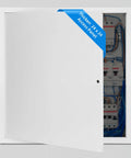 Heavy Duty 24 X 24 Metal Access Panel For Drywall Wall And Ceiling Openings Galvanized Steel 1mm Thick White Powder Coat Finish installed