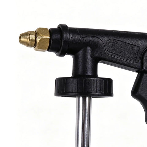 Close-up of the nozzle on Top Tier Truck Undercoating Spray Guns Offer Heavy Duty Auto Body Sprayer Gear for precise application.