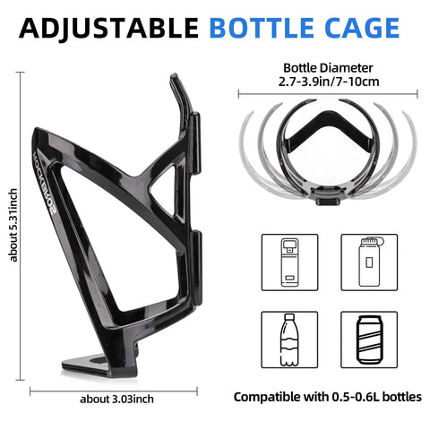 Ultra Light Water Bottle Holder For Bikes 35G Universal Bottle Cage With Screws Tool 2 Pack Road And Mountain Bike Accessory