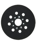 4 Pack 5 Inch Orbital Sander Replacement Pads With Snap-On Soft Interface For Ex125-1AE GEX125-1AE Sanders smooth black surface
