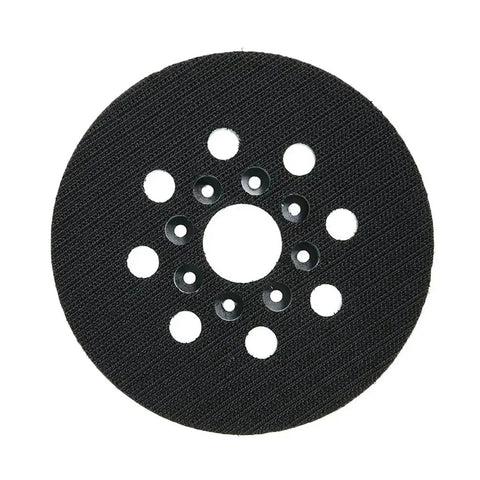 4 Pack 5 Inch Orbital Sander Replacement Pads With Snap-On Soft Interface For Ex125-1AE GEX125-1AE Sanders smooth black surface